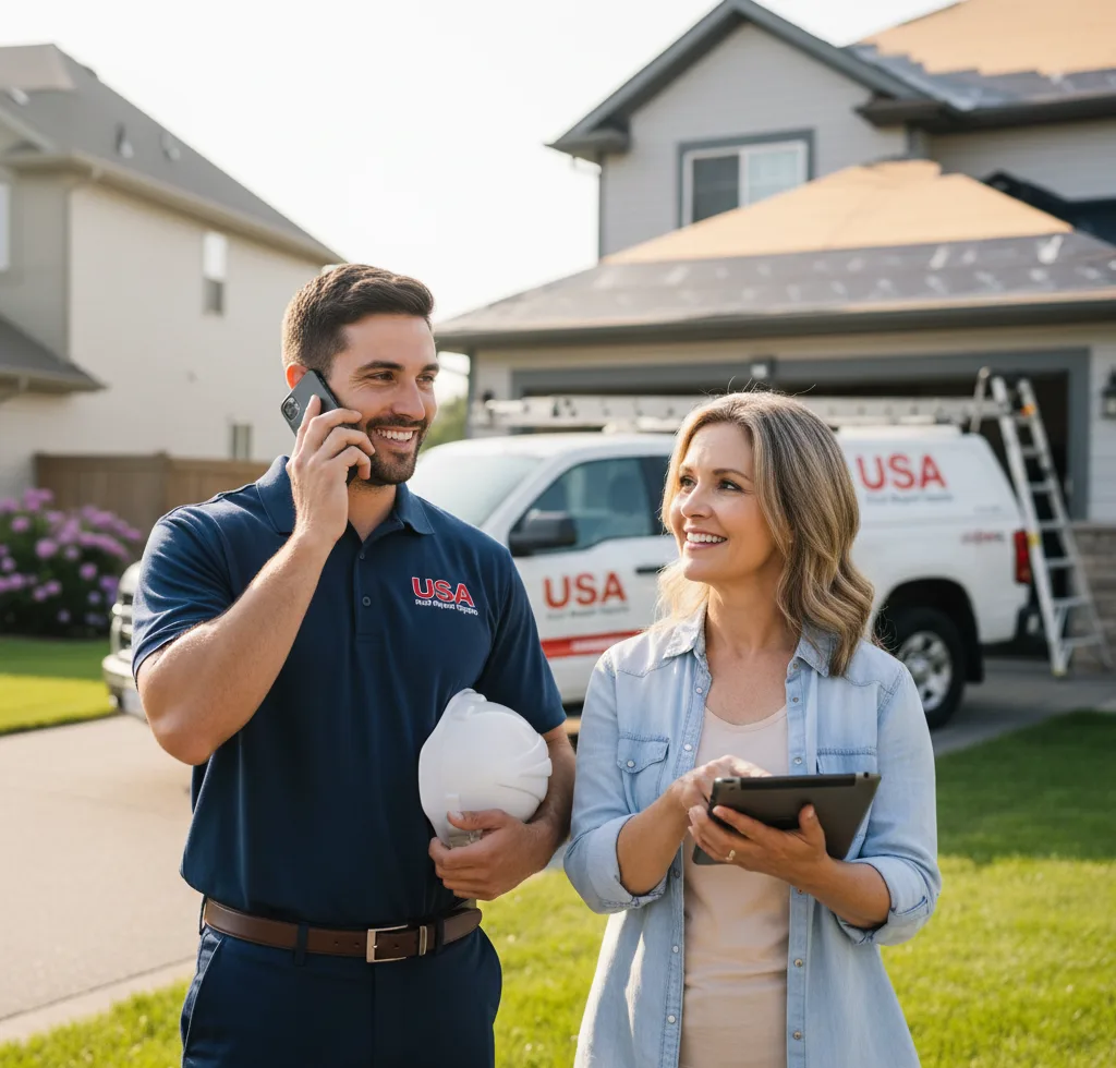 USA Roof Repair Experts customer support in Bluffton